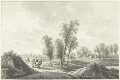 Le village de Laren dans le Gooi - Nicolaas Wicart