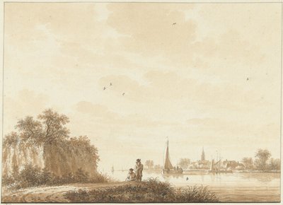 Paysage fluvial - Nicolaas Wicart