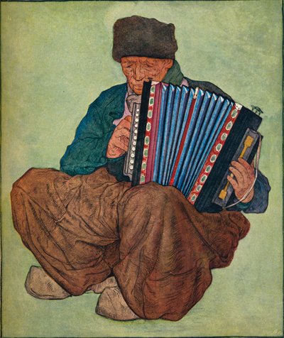 Un musicien de Volendam, 19e siècle - Nicolaas Wilhelm Jungmann