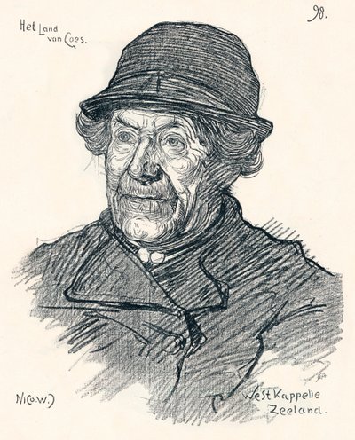 Croquis de Nico Jungmann, vers 1900 - Nicolaas Wilhelm Jungmann