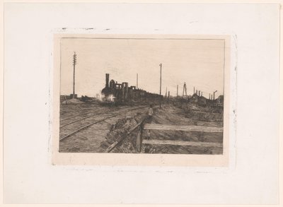 Train en marche - Nicolaas van der Waay