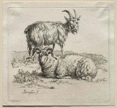 Animalia : Bélier et Chèvre - Nicolaes Berchem