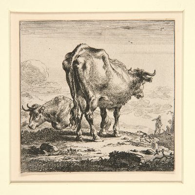 Le troupeau de vaches, avec la laitière - Nicolaes Berchem