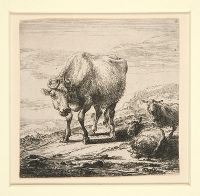Le troupeau de vaches, avec la laitière - Nicolaes Berchem