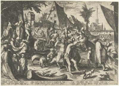 Kermesse des paysans - Nicolaes Jansz. Clock