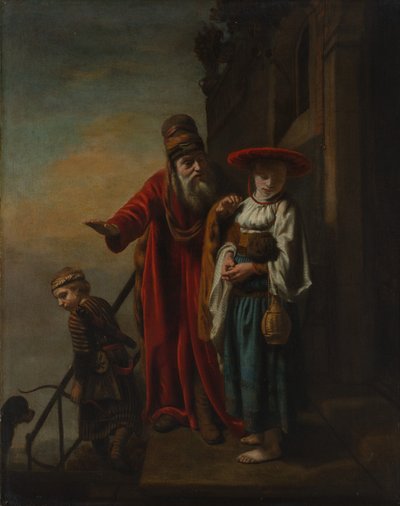Abraham renvoyant Agar et Ismaël - Nicolaes Maes