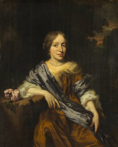Portrait de Catharina Pottey, sœur de Willem et Sara Pottey - Nicolaes Maes