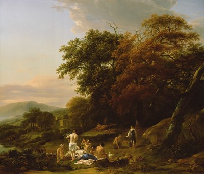 Diane la Chasseresse surprenant une fête bacchanale - Nicolaes Pietersz. Berchem