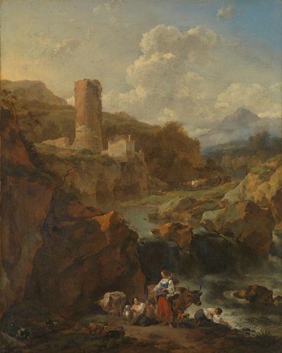 Paysage italien - Nicolaes Pietersz Berchem