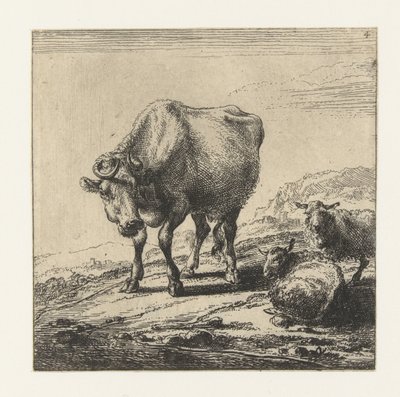 Vache et deux moutons - Nicolaes Pietersz Berchem