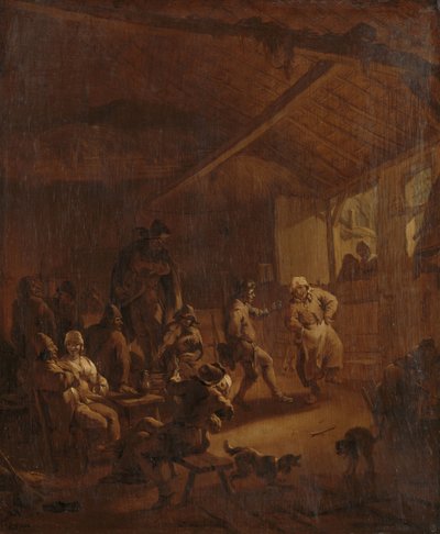 Paysans dansant dans une grange - Nicolaes Pietersz Berchem