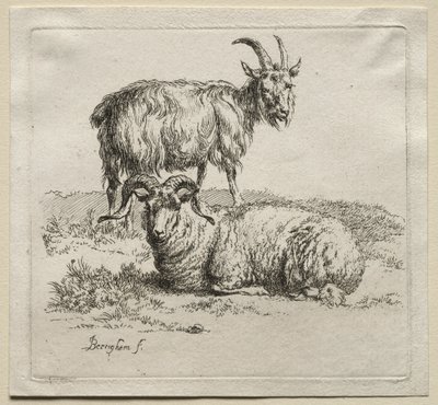 Bélier et chèvre - Nicolaes Pietersz. Berchem