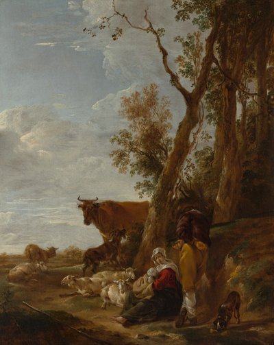 Repos, 1644 - Nicolaes Pietersz. Berchem