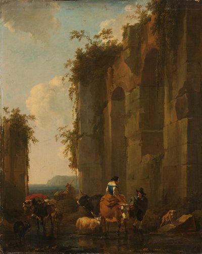Ruines en Italie - Nicolaes Pietersz Berchem