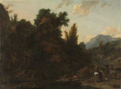 Ramasseurs de joncs, 1657 - Nicolaes Pietersz. Berchem