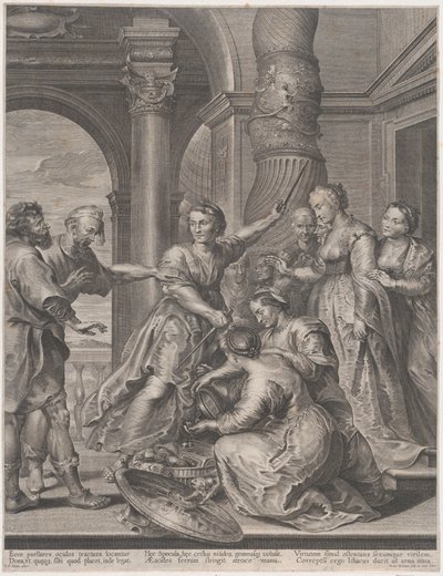 Achille et les filles de Lycomède, vers 1620-1626 - Nicolaes Ryckmans