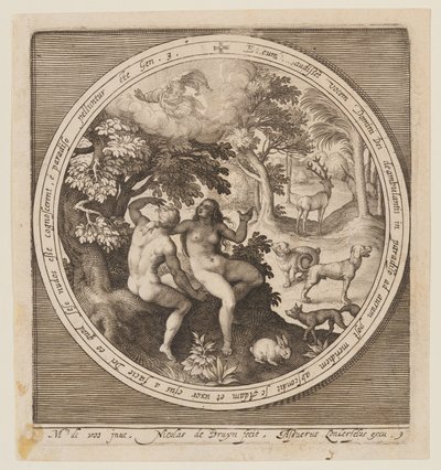 Adam et Eve se cachent du Seigneur, de la Création à l