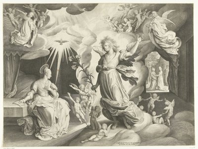 Annonciation - Nicolaes de Bruyn