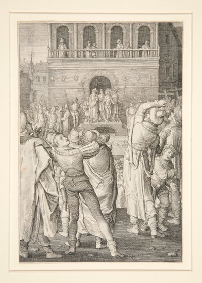 Le Christ montré au peuple (Série de la Passion) - Nicolaes de Bruyn