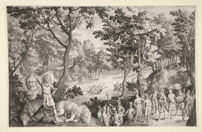 David et Goliath - Nicolaes de Bruyn