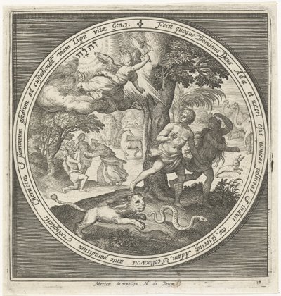Expulsion du Paradis - Nicolaes de Bruyn