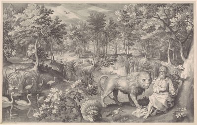 Jérémie dans le désert - Nicolaes de Bruyn