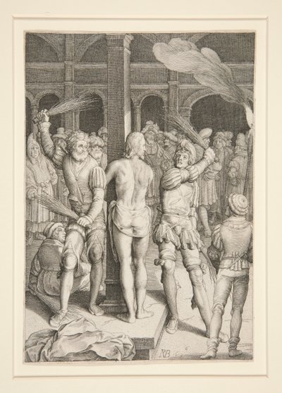 La Flagellation (Série de la Passion) - Nicolaes de Bruyn
