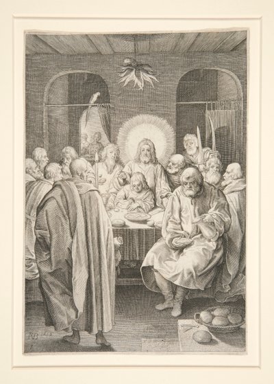 La Cène (Série de la Passion) - Nicolaes de Bruyn