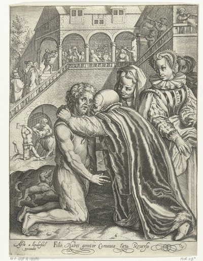 Retour du fils prodigue - Nicolaes de Bruyn