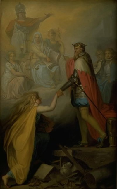 Christian III secourant le Danemark - Nicolai Abildgaard