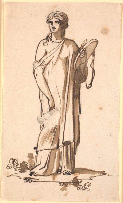 Une figure féminine avec une cruche dans la main droite - Nicolai Abildgaard
