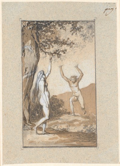 Ève cueillant de l