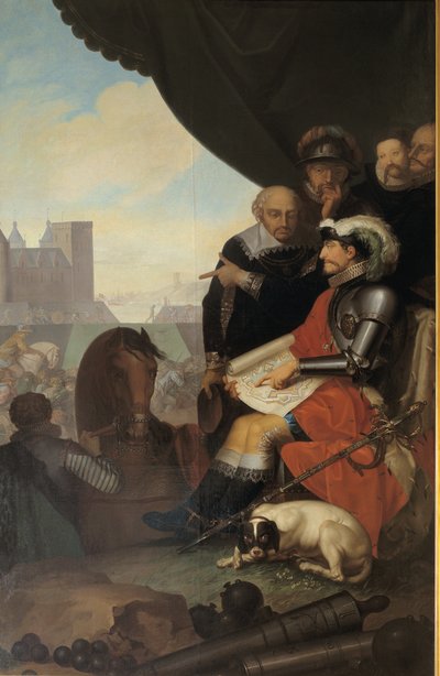 Frédéric II construit le château de Kronborg à Elsinore - Nicolai Abildgaard