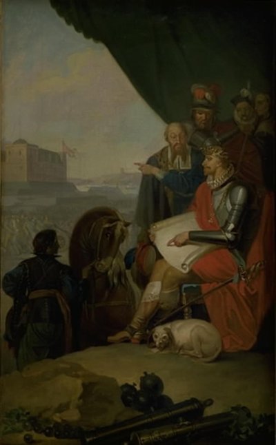Frédéric II construit le château de Kronborg à Elsinore - Nicolai Abildgaard
