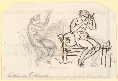 Lesbia et Catullus - Nicolai Abildgaard