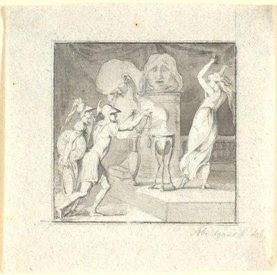 Scène de sacrifice - Nicolai Abildgaard