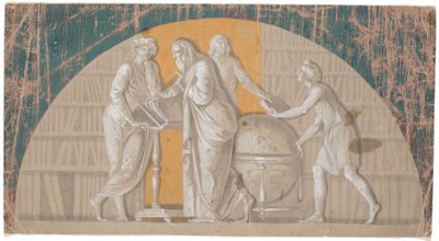 Création de la bibliothèque royale - Nicolai Abildgaard