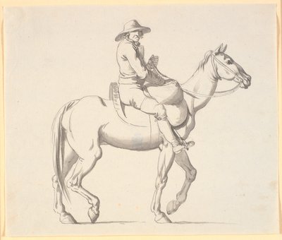 Le Rakkeren à cheval ramassant les chats morts dans les rues - Nicolai Abildgaard