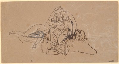 Sappho et la Mytilénienne - Nicolai Abildgaard