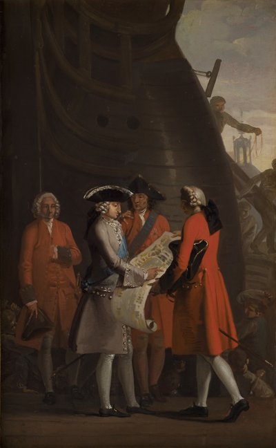 La construction du quai de Copenhague sous le règne de Christian VI - Nicolai Abildgaard