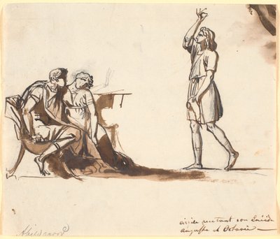 Trois figures en costume antique - Nicolai Abildgaard