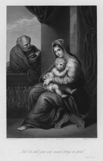 La Sainte Famille, Luc II, 40 - Nicolas (after) Poussin