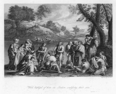 Le ministère de Jean-Baptiste, Matthieu III, 6 - Nicolas (after) Poussin