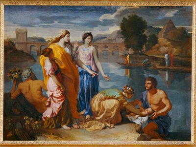 Moise sauve des eaux - Moïse sauvé des eaux. 1638 ... - Nicolas (attr.to) Poussin