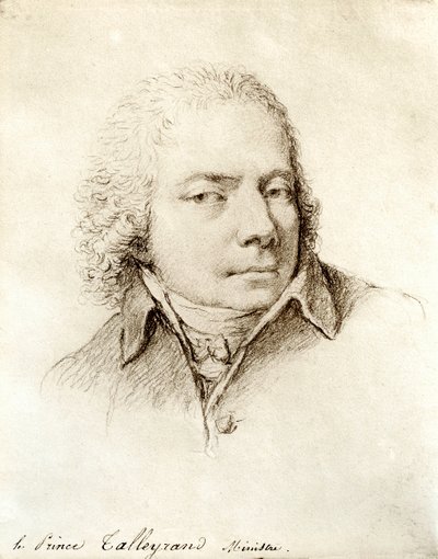 Portrait du politicien français Charles Maurice de Talleyrand Périgord - Nicolas Andre Monsiau