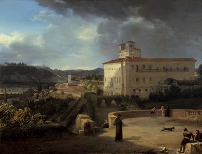 Vue de la Villa Médicis, Rome, 1815 - Nicolas Antoine Taunay