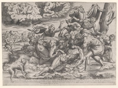 Mort de Méléagre - Nicolas Beatrizet