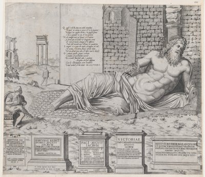 Speculum Romanae Magnificentiae : Marforius, 1550 - Nicolas Beatrizet.