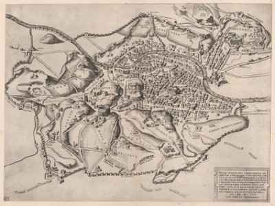 Speculum Romanae Magnificentiae : Vue de Rome depuis l
