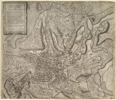 Speculum Romanae Magnificentiae: Vue de Rome depuis l